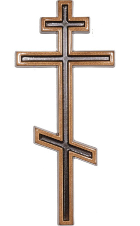 Крест полимерный (под бронзу) 011