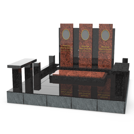 Семейный памятник для двоих комплекс С1