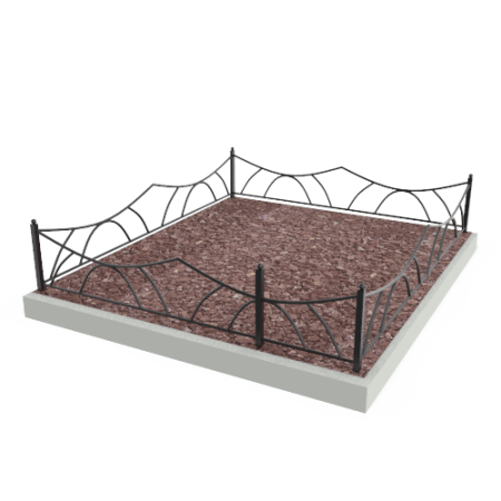 Металлическая ограда 05