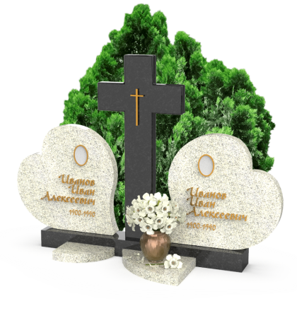 Памятник в виде сердца 17