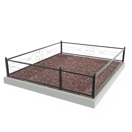 Металлическая ограда 14