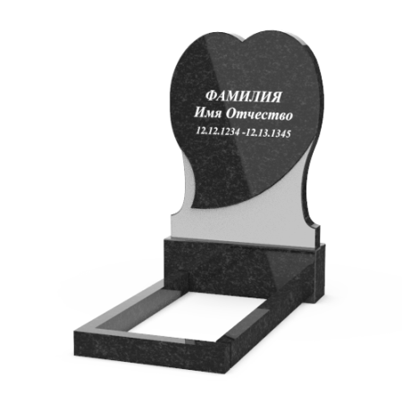 Памятник в виде сердца В-25