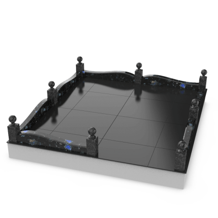 Гранитная ограда 04