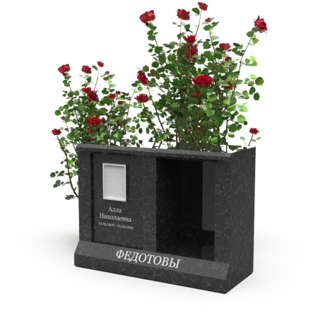 Колумбарий из гранита двойной 01