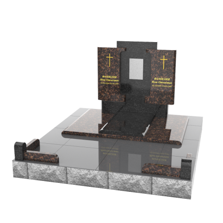 Семейный памятник для двоих комплекс С6