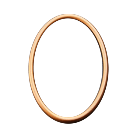 Рамка металлическая под бронзу 02