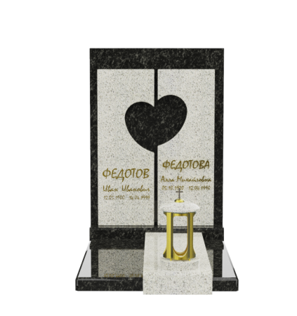 Памятник в виде сердца 20