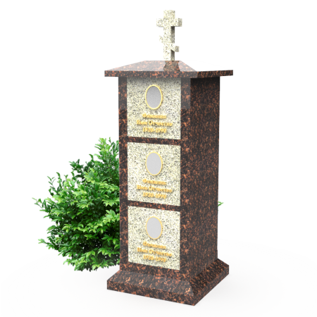 Колумбарий из гранита 04