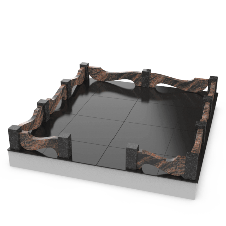 Гранитная ограда 03