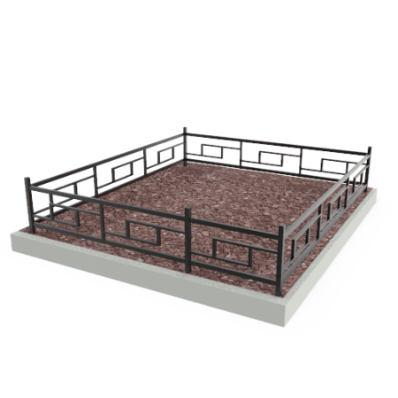 Металлическая ограда 17