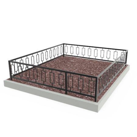 Металлическая ограда 18