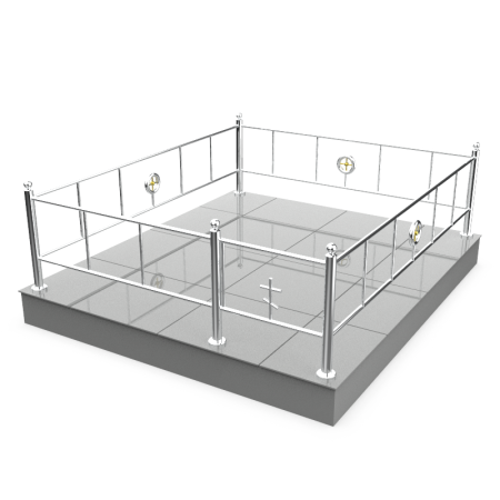 Ограда из нержавейки 03