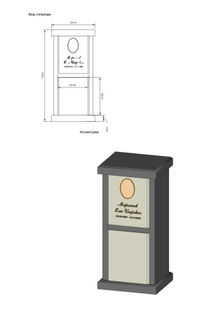 Колумбарий из гранита 11