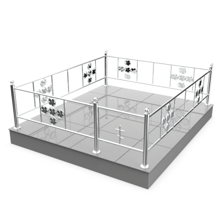 Ограда из нержавейки 11