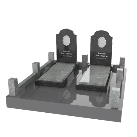 Семейный памятник для двоих комплекс С5