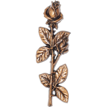 Цветы полимерные (под бронзу) 022