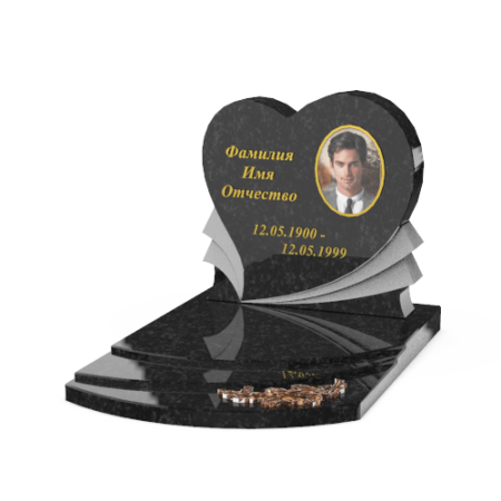 Памятник в виде сердца 02