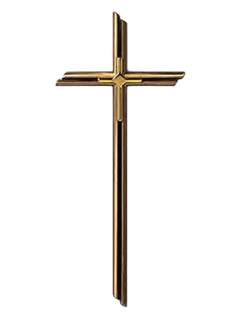 Крест бронзовый 24 237 на могилу