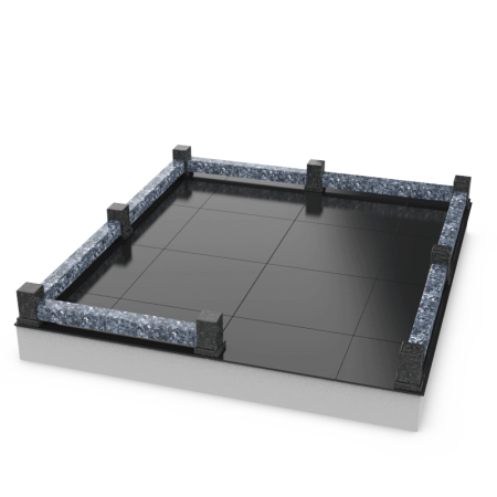 Гранитная ограда 09