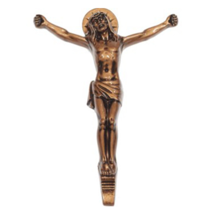 Распятие полимерное (под бронзу) 027
